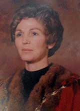 Picture of Cllr. Mrs. J. Davies. Mayor of Llanelli 1976 - 77 